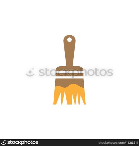 Paint brush icon graphic design template vector isolated. Paint brush icon graphic design template vector