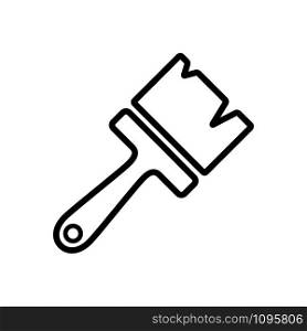 paint brush icon vector design template