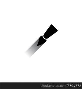 paint brush icon. vector illustration logo template.
