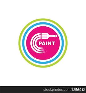 paint brush vector icon illustration design