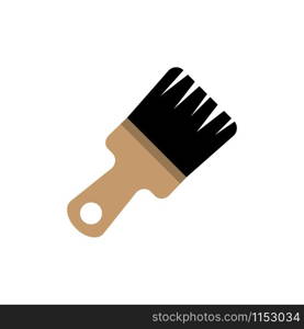 Paint brush vector icon isolated on white background. Paint brush vector icon isolated