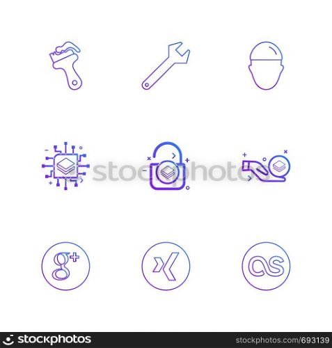 paint , brush , wrench , labour , crypto currency , stratis , money, coins , crypto , currency, dollar, graph , business, bank , icon, vector, design, flat, collection, style, creative, icons