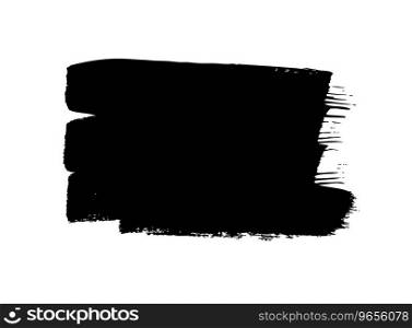 Paint drawing set black and white squares hand Vector Image