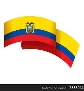 Paint ecuador flag icon cartoon vector. Travel culture. National freedom. Paint ecuador flag icon cartoon vector. Travel culture