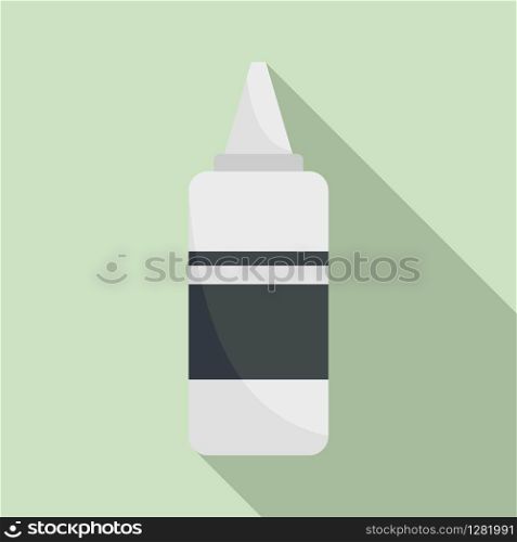 Paint hair bottle icon. Flat illustration of paint hair bottle vector icon for web design. Paint hair bottle icon, flat style