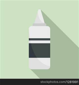 Paint hair bottle icon. Flat illustration of paint hair bottle vector icon for web design. Paint hair bottle icon, flat style