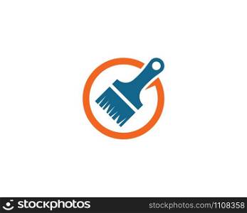 paint house logo business vector icon template