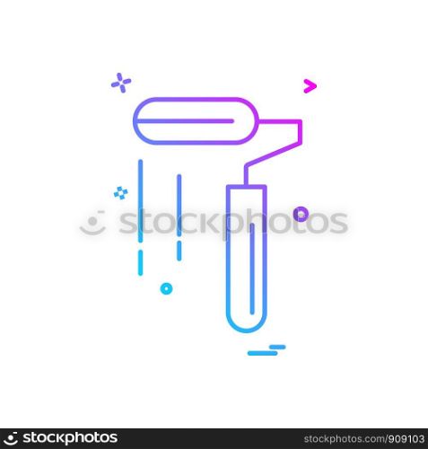 paint roller icon vector design