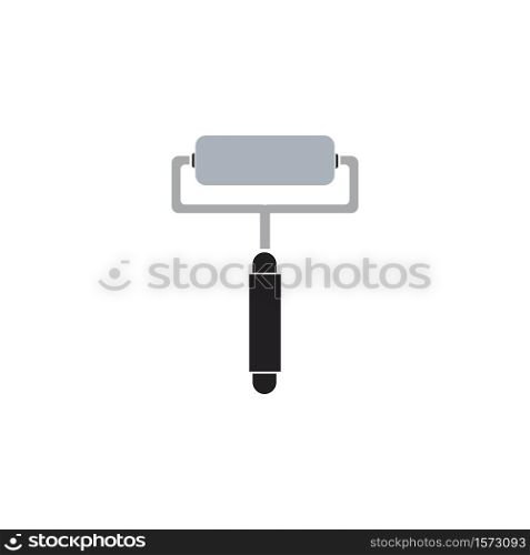 Paint roller icon vector illustration design template