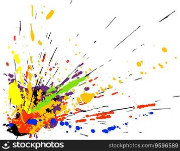 Paint splatter vector image