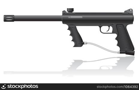 paintball markers vector illustration isolated on white background