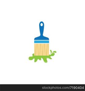 Paintbrush symbol illustration vector icon
