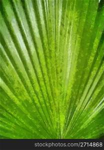 Painted Palm Leave Background (in Portrait orientation)