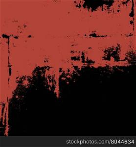 Painted wall texture in red and black color. Grunge criminal background.