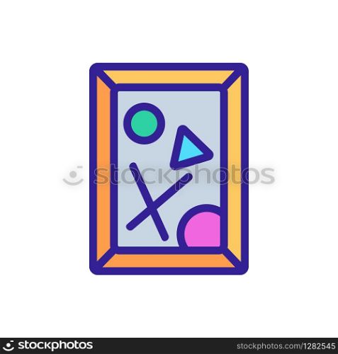 painting, art icon vector. Thin line sign. Isolated contour symbol illustration. painting, art icon vector. Isolated contour symbol illustration