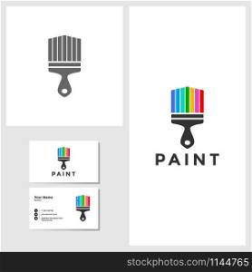 Painting house icon design template vector graphic illustration. Painting house icon design template vector illustration