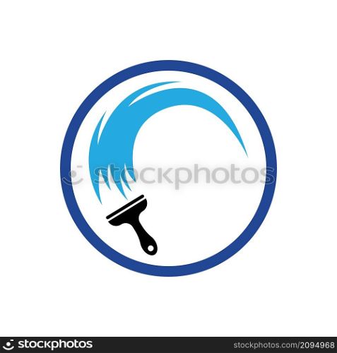 Painting logovector illustration design template