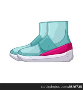 pair kid shoes cartoon. pair kid shoes sign. isolated symbol vector illustration. pair kid shoes cartoon vector illustration