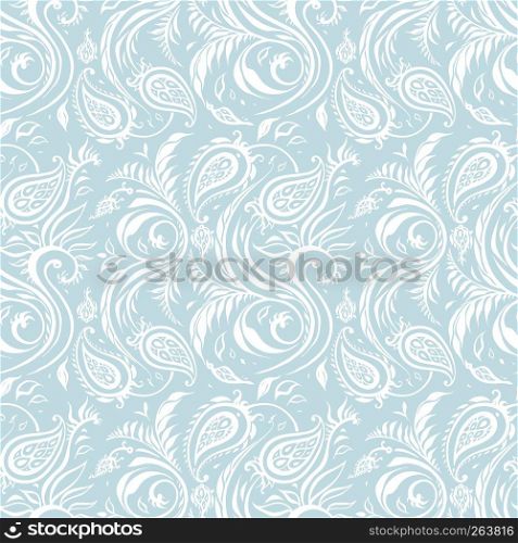 Paisley Hand Drawn pattern. Beautiful seamless background. Elegant vintage Pattern. Paisley background. Vintage Seamless pattern