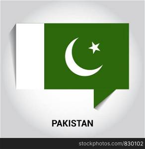 Pakistan flags design vector