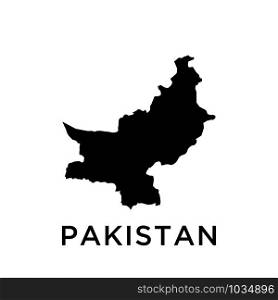 Pakistan map icon design trendy