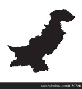 Pakistan map icon vector illustration design