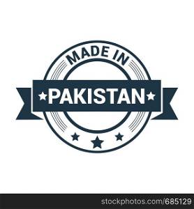 Pakistan stamp design vector