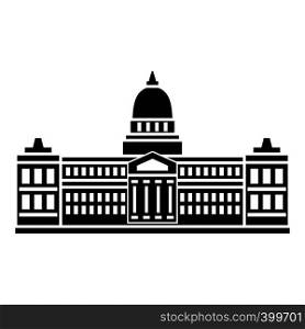 Palace of Congress in Buenos Aires, Argentina icon. Simple illustration of Palace of Congress in Buenos Aires, Argentina vector icon for web. Palace of Congress , Argentina icon, simple style