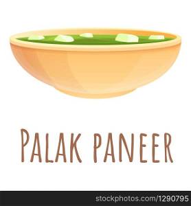 Palak paneer icon. Cartoon of palak paneer vector icon for web design isolated on white background. Palak paneer icon, cartoon style