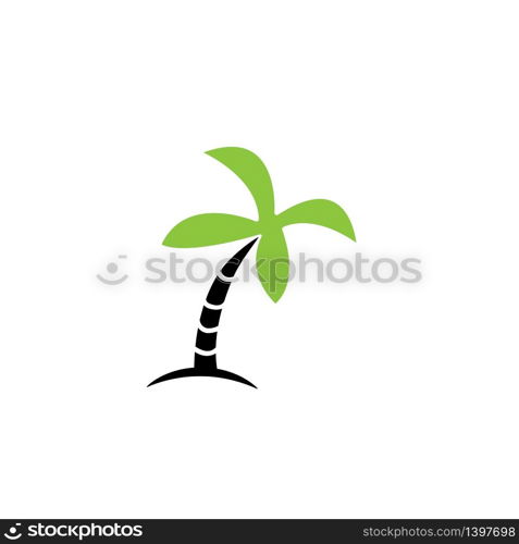 Palm icon vector template design