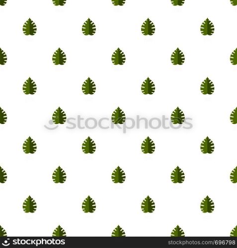 Palm leaf pattern seamless in flat style for any design. Palm leaf pattern seamless