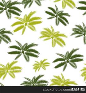 Palm Leaf Seamless Pattern Background Vector Illustration EPS10. Palm Leaf Seamless Pattern Background Vector Illustration