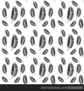 Palm Leaf Seamless Pattern Background. Vector Illustration. EPS10. Palm Leaf Seamless Pattern Background. Vector Illustration.