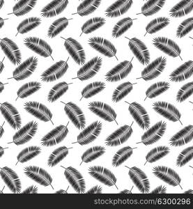 Palm Leaf Seamless Pattern Background. Vector Illustration. EPS10. Palm Leaf Seamless Pattern Background. Vector Illustration.