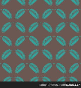 Palm Leaf Seamless Pattern Background. Vector Illustration. EPS10. Palm Leaf Seamless Pattern Background. Vector Illustration.