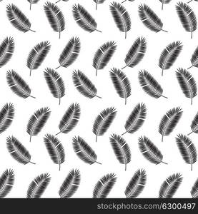 Palm Leaf Seamless Pattern Background. Vector Illustration. EPS10. Palm Leaf Seamless Pattern Background. Vector Illustration.