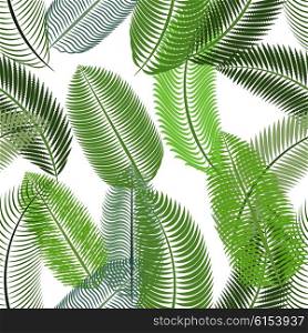 Palm Leaf. Seamless Pattern. Vector Illustration EPS10. Palm Leaf. Seamless Pattern. Vector Illustration.
