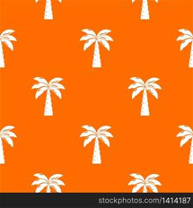 Palm pattern vector orange for any web design best. Palm pattern vector orange