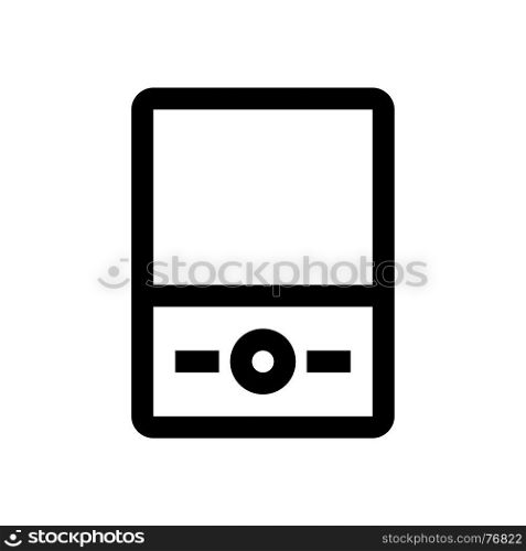 palm pc, icon on isolated background