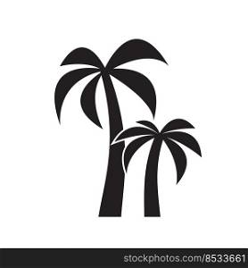palm tree icon vector design illustration