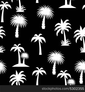 Palm Tree Seamless Pattern Vector Illustration EPS10. Palm Tree Seamless Pattern Vector Illustration