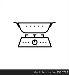 Pan Icon, Frying Pan, Cooking Pan, Frypan, Skillet Vector Art Illustration