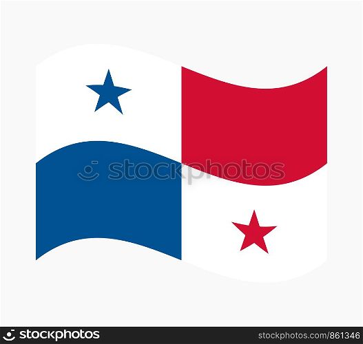 Panama Flag Vector Illustration