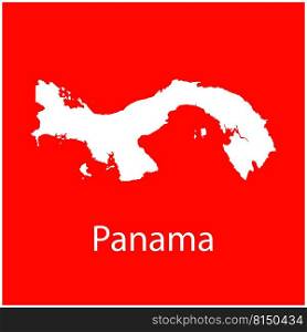 panama map icon vector illustration design