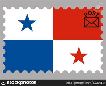 Panama national country flag. original colors and proportion. Simply vector illustration background. Isolated symbols and object for design, education, learning, postage stamps and coloring book, marketing. From world set