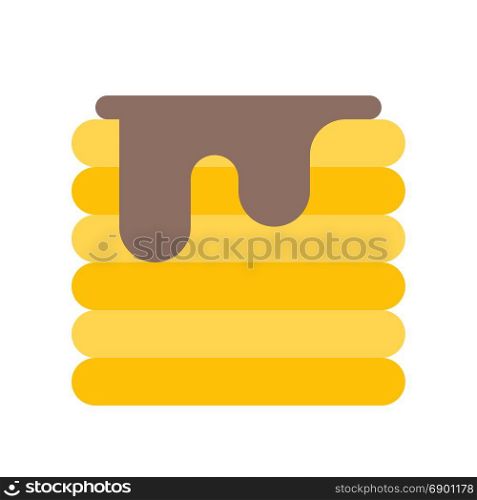 pancake, icon on isolated background