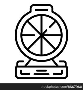 Pancake maker icon outline vector. Iron machine. Cooker baking. Pancake maker icon outline vector. Iron machine