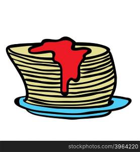 pancakes cartoon