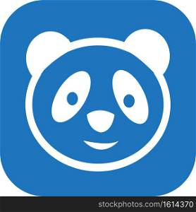 Panda icon Cartoon character cute design