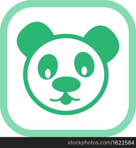 Panda icon Cartoon character cute design